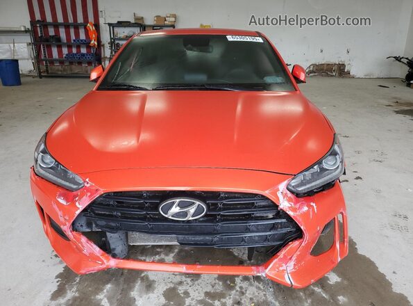 KMHTG6AF9KU018941 2019 HYUNDAI VELOSTER Orange Դիմացի տեսք