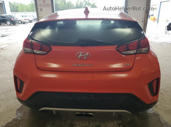 KMHTG6AF9KU018941 2019 HYUNDAI VELOSTER Orange Հետևի տեսք