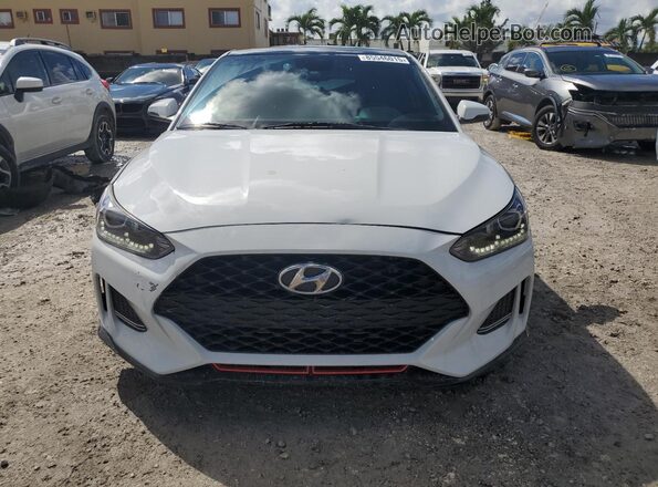 KMHTH6AB1LU022784 2020 HYUNDAI VELOSTER White Front view