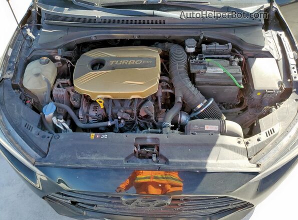 KMHTH6AB2LU030862 2020 HYUNDAI VELOSTER Black Widok wnętrza z tyłu