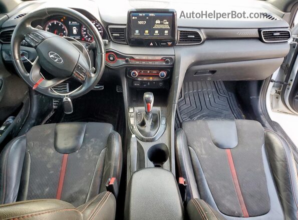 KMHTH6AB4LU022424 2020 HYUNDAI VELOSTER White Вид панелі приладів
