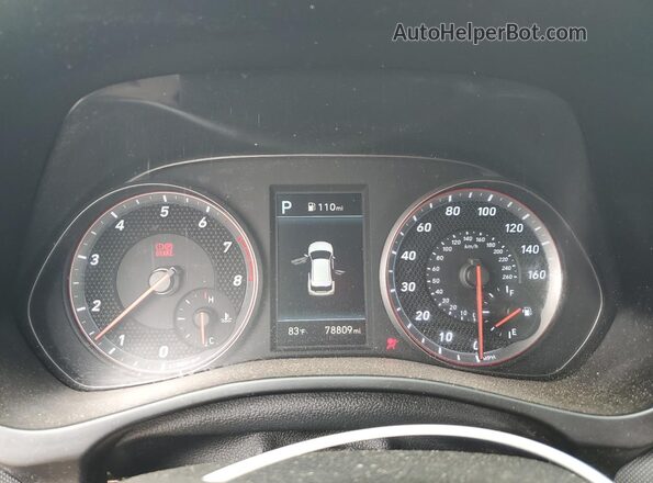 KMHTH6AB9LU031720 2020 HYUNDAI VELOSTER Угольный Вид щитка приборов