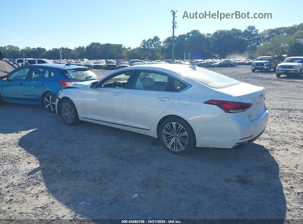 KMTFN4JE7LU337129 2020 GENESIS G80 White უკანა მარცხენა