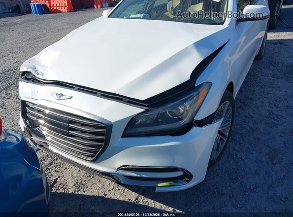 KMTFN4JE7LU337129 2020 GENESIS G80 White წინა ხედი