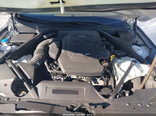 KMTFN4JE7LU337129 2020 GENESIS G80 White უკანა ხედი
