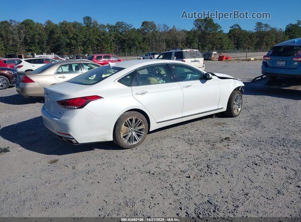 KMTFN4JE7LU337129 2020 GENESIS G80 White უკანა მარჯვენა