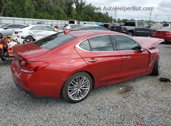 KMTG34LA2LU055890 2020 GENESIS G70 Red Trasero derecho