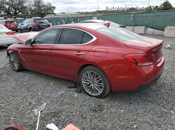 KMTG34LA2LU055890 2020 GENESIS G70 Red Trasero izquierdo