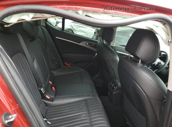 KMTG34LA2LU055890 2020 GENESIS G70 Red Vista de los asientos traseros