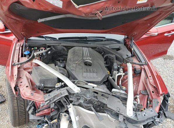 KMTG34LA2LU055890 2020 GENESIS G70 Red Vista interior trasera