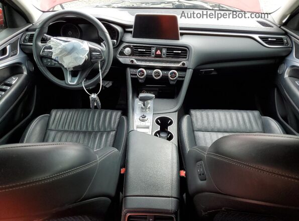 KMTG34LA2LU055890 2020 GENESIS G70 Red Vista del salpicadero