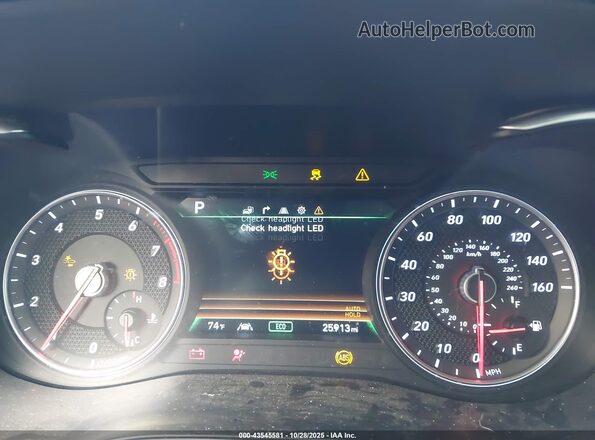 KMTG34LA3LU051105 2020 GENESIS G70 Silver Widok tylnych siedzeń