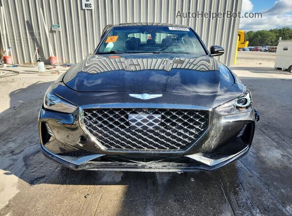 KMTG34LE3KU037335 2019 GENESIS G70 Черный Вид спереди