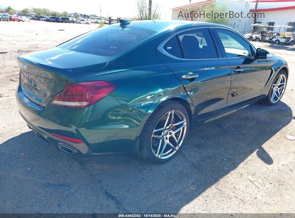KMTG34LE7MU074150 2021 GENESIS G70 Green Задня права чверть