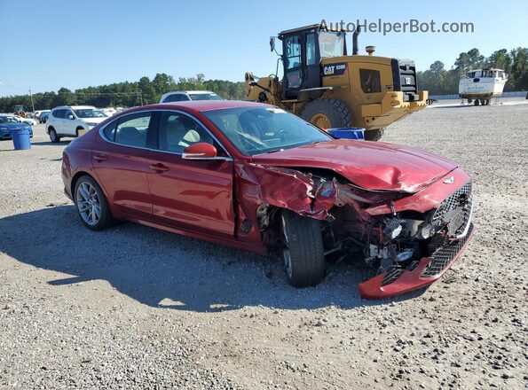 KMTG34TA5NU093715 2022 GENESIS G70 Red Առջևի աջ