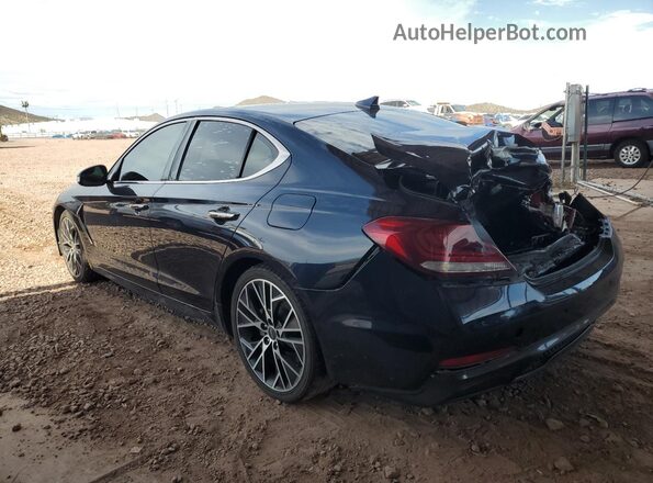 KMTG44LA2LU053229 2020 GENESIS G70 Синий Задняя левая четверть