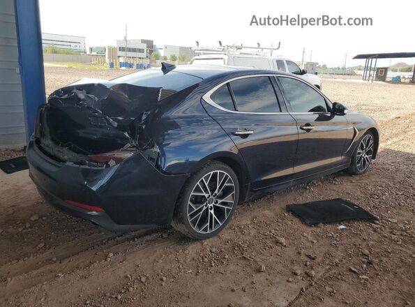 KMTG44LA2LU053229 2020 GENESIS G70 Синий Задняя правая четверть