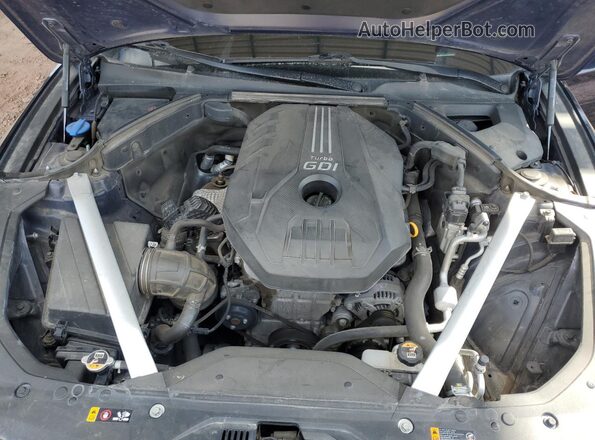 KMTG44LA2LU053229 2020 GENESIS G70 Синий Вид задней части салона
