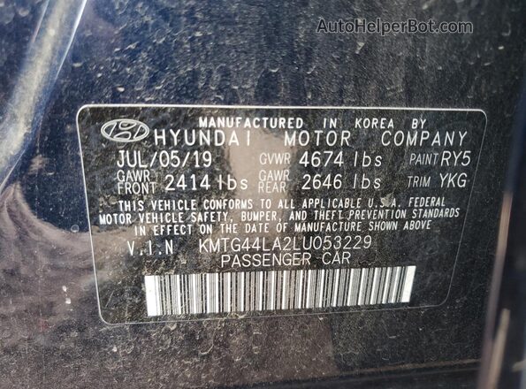 KMTG44LA2LU053229 2020 GENESIS G70 Синий Вид подкапотного пространства