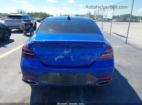 KMTG54TE2NU103291 2022 GENESIS G70 Синий 