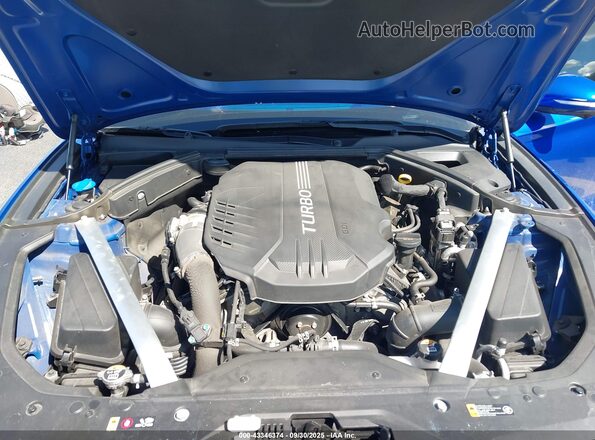 KMTG54TE2NU103291 2022 GENESIS G70 Синий Вид сзади