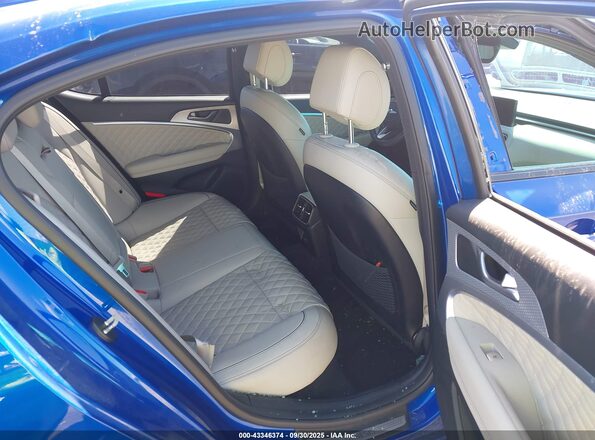 KMTG54TE2NU103291 2022 GENESIS G70 Синий Вид наклейки с VIN-кодом