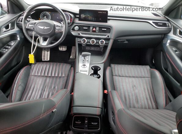 KMTG54TE3PU120782 2023 GENESIS G70 Gray წინა პანელის ხედი