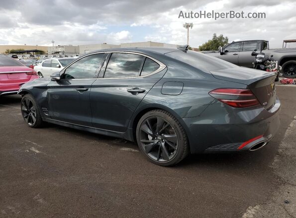 KMTG54TE5PU107080 2023 GENESIS G70 Green უკანა მარცხენა