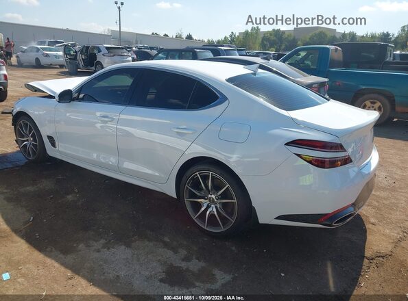 KMTG54TEXPU114140 2023 GENESIS G70 White Trasero izquierdo