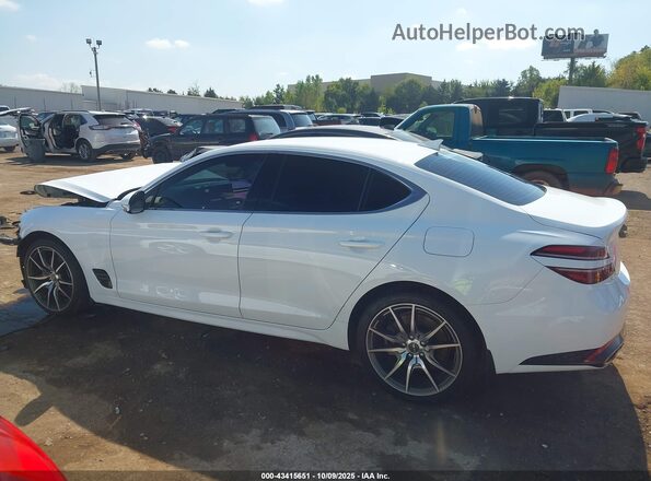 KMTG54TEXPU114140 2023 GENESIS G70 White 