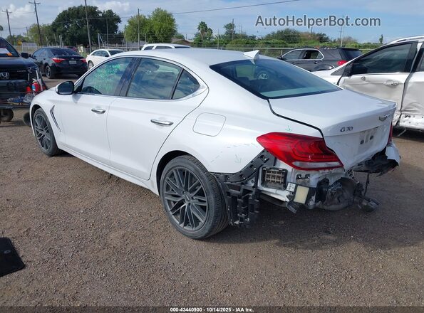 KMTG64LA2KU044135 2019 GENESIS G70 Белый Задняя левая четверть