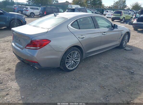 KMTG64LA3LU062659 2020 GENESIS G70 Silver Trasero derecho