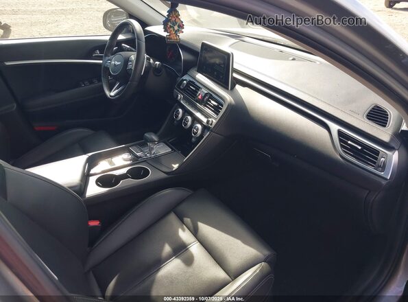 KMTG64LA3LU062659 2020 GENESIS G70 Silver Vista interior delantera