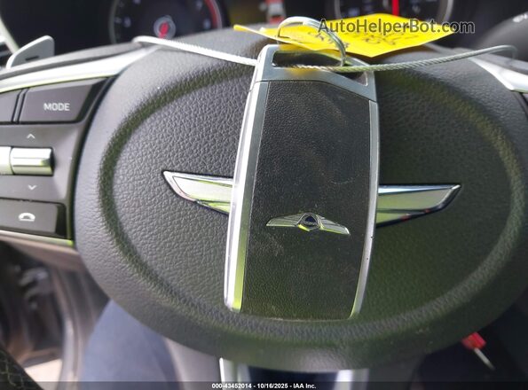 KMTG64LA3MU070293 2021 GENESIS G70 Gray Widok deski rozdzielczej