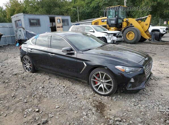 KMTG74LE2MU070852 2021 GENESIS G70 Black Delantero derecho