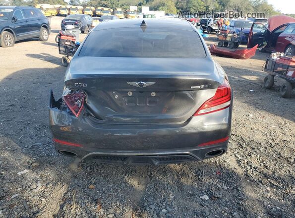 KMTG74LE7MU074282 2021 GENESIS G70 Gray Vista trasera