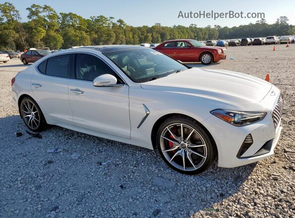 KMTG74LE8MU070371 2021 GENESIS G70 White Передня права чверть