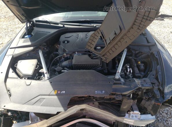 KMTGA4SC1PU152528 2023 GENESIS G80 Синий Вид задней части салона