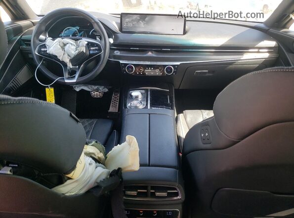 KMTGA4SC1PU152528 2023 GENESIS G80 Синий Вид панели приборов