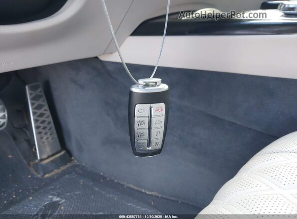 KMTGA4SC5RU225757 2024 GENESIS G80 Black Առջևի վահանակի տեսք