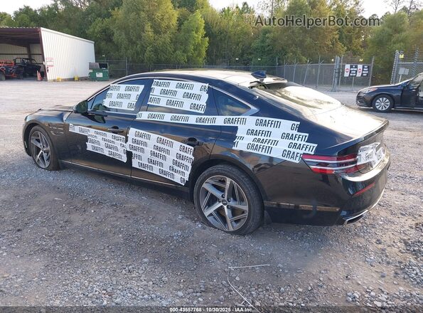 KMTGA4SC5RU225757 2024 GENESIS G80 Black Հետևի ձախ