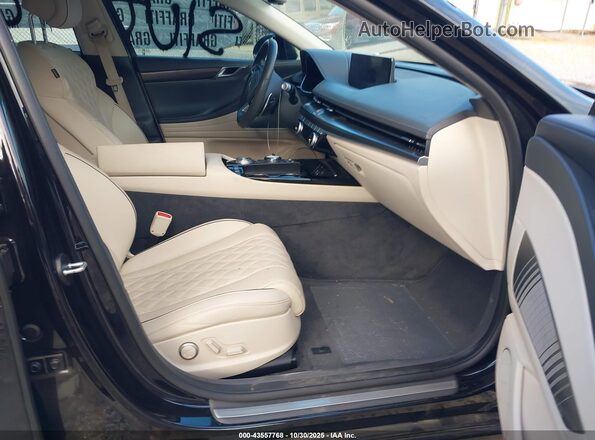 KMTGA4SC5RU225757 2024 GENESIS G80 Black Սալոնի դիմացի տեսք
