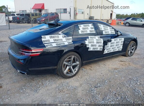 KMTGA4SC5RU225757 2024 GENESIS G80 Black Հետևի աջ