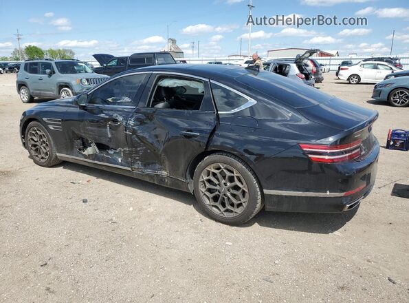 KMTGB4SCXMU046359 2021 GENESIS G80 Black Tył lewy