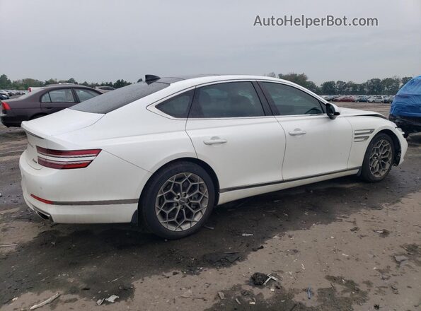 KMTGC4SD8MU081214 2021 GENESIS G80 White Rear right