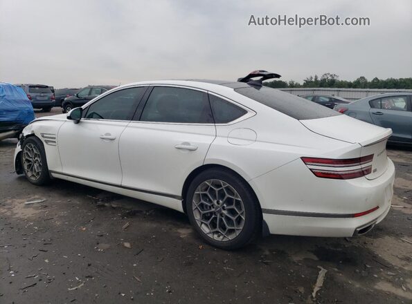 KMTGC4SD8MU081214 2021 GENESIS G80 White Rear left