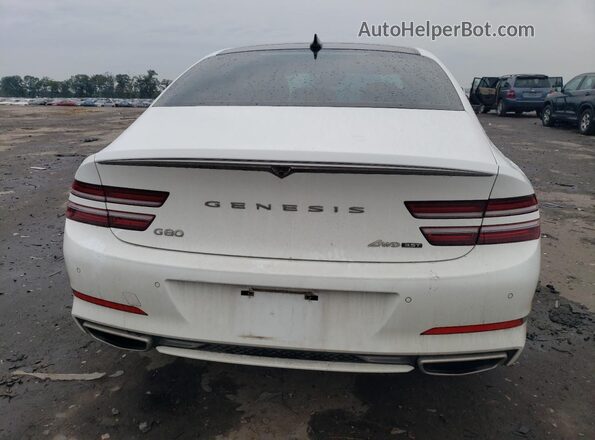 KMTGC4SD8MU081214 2021 GENESIS G80 White Rear view