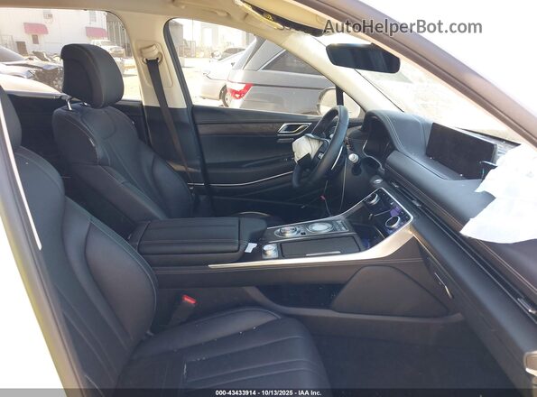 KMUHB4SB8MU047176 2021 GENESIS GV80 White Front interior view
