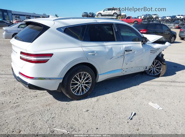 KMUHB4SB8MU047176 2021 GENESIS GV80 White Rear right
