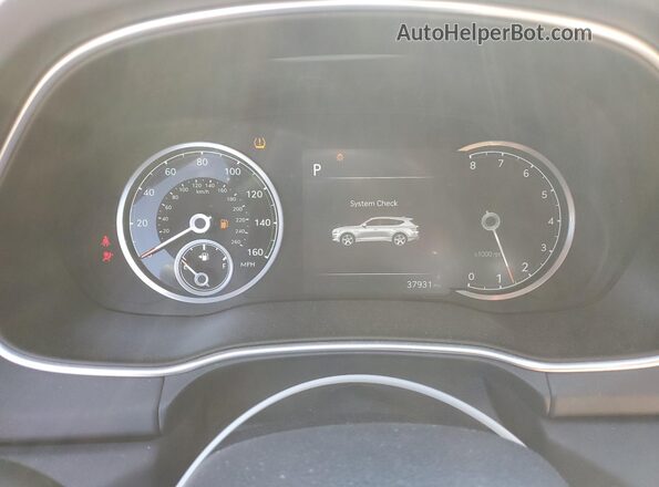 KMUHCESC0PU143917 2023 GENESIS GV80 Gray Вид щитка приладів